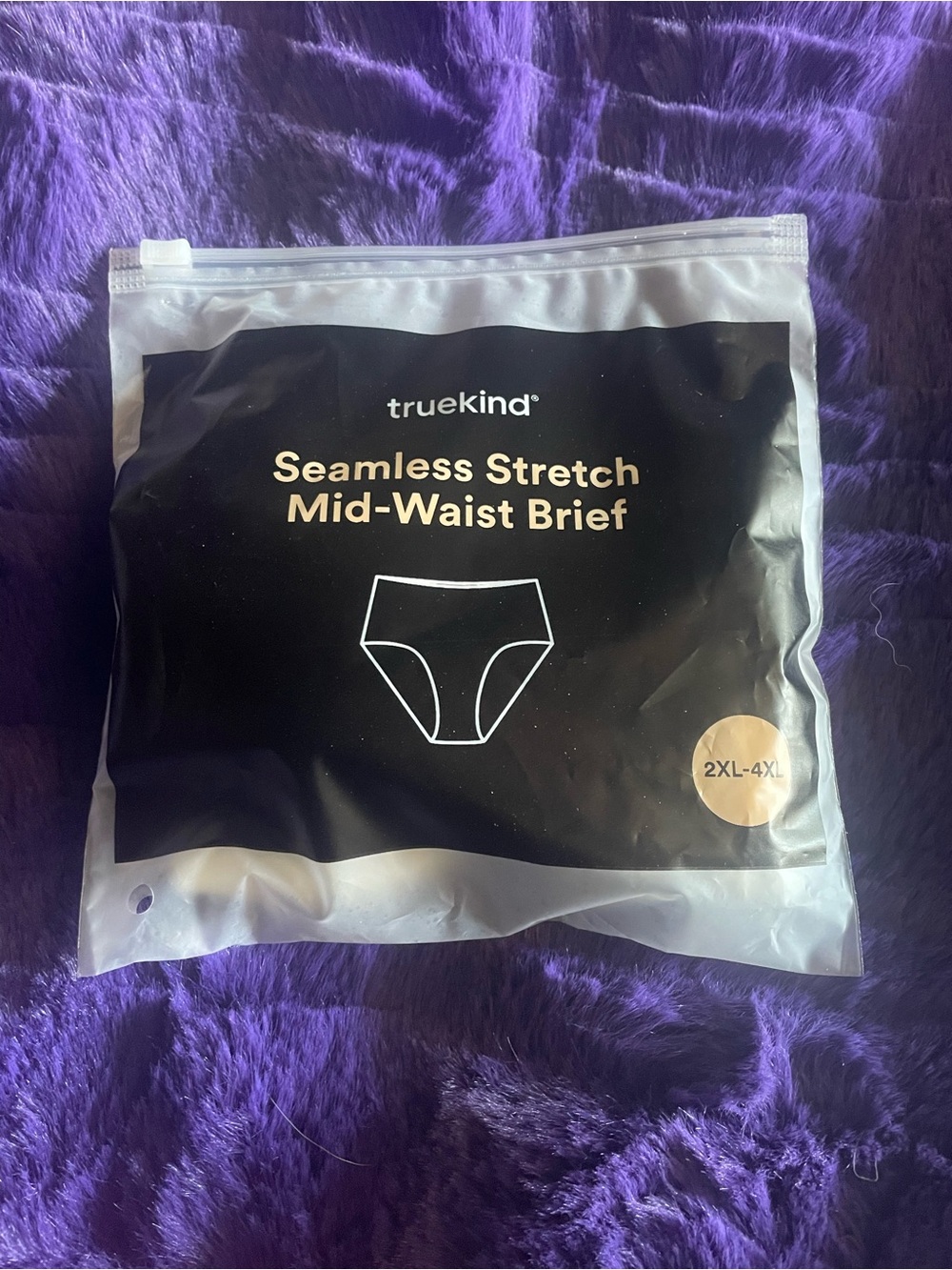 NWT Seamless Stretch Mid-Waist Briefs - Chai 2xl-4xl